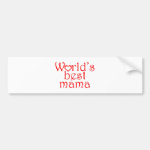 Die beste Mutter der Welt Auto Sticker
