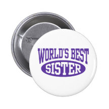 Die beste Schwester der Welt Anstecknadel