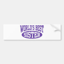 Die beste Schwester der Welt Autosticker