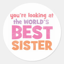 Die beste Schwester der Welt Sticker