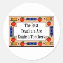 Die besten Lehrer sind Englischlehrer Aufkleber