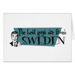 Die besten Typen kommen aus Schweden Karten