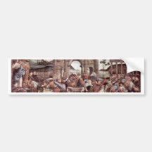 Die Bestrafung von Leviter Detail durch Botticelli Auto Aufkleber