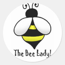 Die Bienen-Dame Sticker