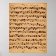 Die Brandenburger Konzerte, No.5 D-Dur, 1721 Posterdrucke