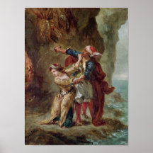 Die Braut von Abydos, 1843 Posterdruck
