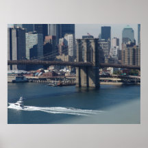 Die Brooklyn-Brücke Plakat