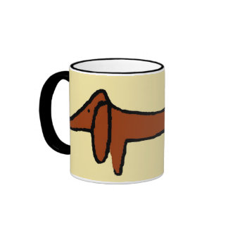 Die Brown-Dackel Kaffee Haferl