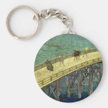 Die Brücke im Regen (nach Hiroshige) Van Gogh Schlüsselband
