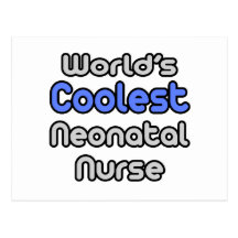 Die coolste neugeborene Krankenschwester der Welt Postkarte