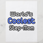 Die coolste Stiefmutter der Welt Vollfarbige Flyer