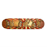 Die Der Stolz-Samurais Kittys des Leoparden Skateboardbrett