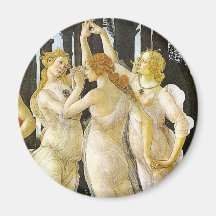 Die drei Umgangsformen durch Sandro Botticelli Kühlschrankmagnete