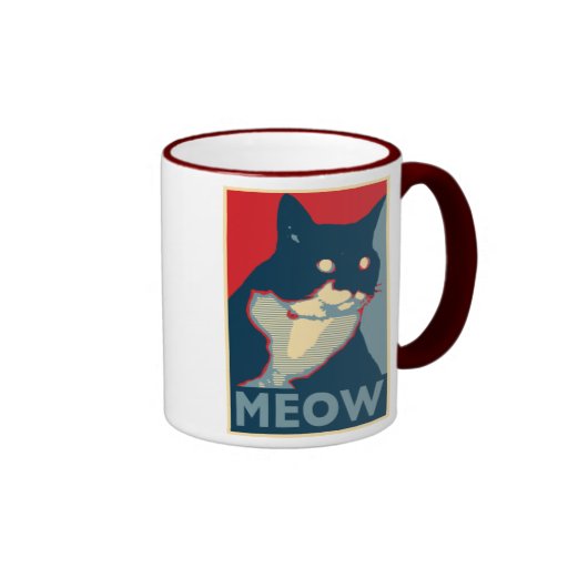 Die Dreistigkeit des Meow-Bechers Tee Haferl