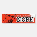 DIE DREISTIGKEIT VON NOPE AUTOAUFKLEBER