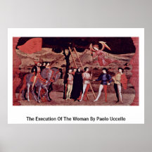 Die Durchführung der Frau durch Paolo Uccello Posterdrucke