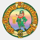 Die durstige Kobold-Kneipe Runde Sticker