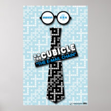 "Die E-Mail-Ketten-" Plakat "vom theCUBICLE "