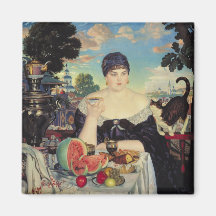 Die Ehefrau des Kaufmannes bei Tea, 1918 Magnete
