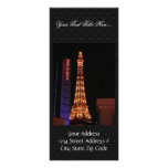 Die Eiffelturm-Wiedergabe in Paris Las Vegas Individuelle Werbe Karte