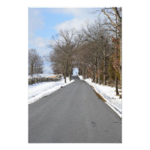 Die einsame Straße Kunstphoto