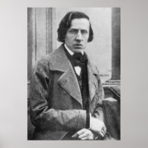 Die einzige bekannte Fotografie von Frederic Chopi Posterdrucke