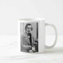 Die einzige bekannte Fotografie von Frederic Chopi Kaffeetasse