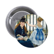 Die Eisenbahn durch Edouard Manet 1873 Buttons