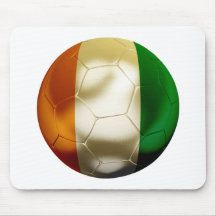 Die Elfenbeinküste-Fußball Mauspads