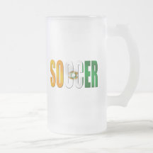 Die Elfenbeinküste-Fußballlogo-Fußballfangeschenke Kaffeetassen