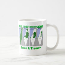 Die Evolution von Palästina Kaffeetassen