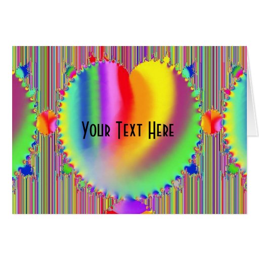 Die Farbe der Liebe! Karte