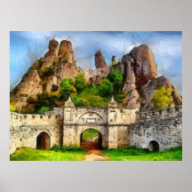 Die Felsen von Belogradchik Posterdruck