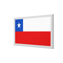 Die Flagge des Chilen Galerie Gefaltete Leinwand