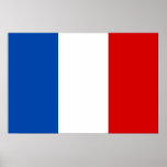 Die Flagge von Frankreich Plakatdrucke