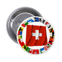 Die Flaggen der Bezirke von der Schweiz Anstecknadel
