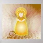 Die Flügel göttliche des Kinderblendungs-Liebe-wei Poster
