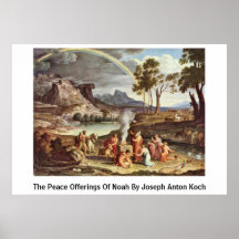 Die Friedensangebote von Noah durch Joseph Anton K Posterdrucke