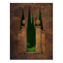 Die Garten-Postkarte