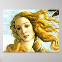 Die Geburt von Venus - Detail Posterdrucke