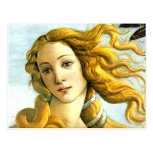 Die Geburt von Venus - Detail Postkarte