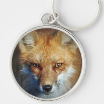 Die Geschenke u. Grüße roten Fox Schlüsselbänder