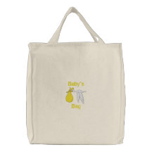 Die gestickte Tasche des Babys Sachen (Gelb)