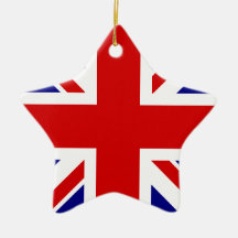 Die Gewerkschafts-Jack-Flagge Weihnachtsornament