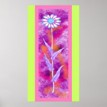 Die glückliche Blume Plakate