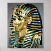 Die Goldbegräbnismaske, vom Grab von Tutankhamun Plakatdrucke