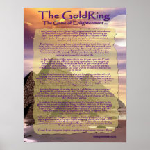 Die GoldRing Spiel-Regeln Plakate