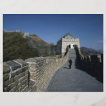 Die große Wand, Peking, China Flyerdruck