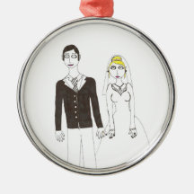 Die gruselige Hochzeit die zweite Weihnachtsbaum Ornamente