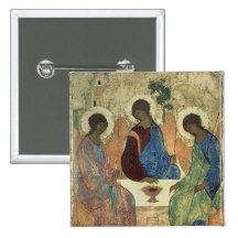 Die Heilige Dreifaltigkeit, 1420s Anstecknadelbutton